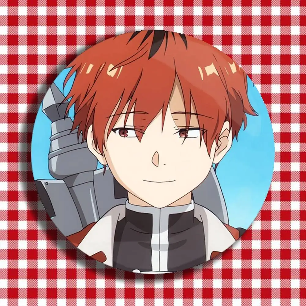 Stark Anime Frieren Icon Badge Handmade Tinplate Brooch for Chest Ornament Gifts Easter decorations