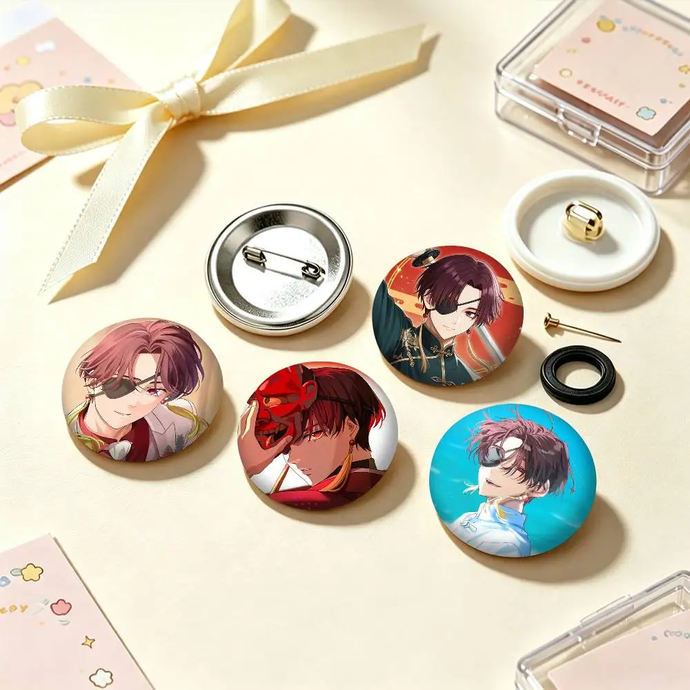 Hayato Suo W-WIND BREAKER  25 32 44 58 75mm Badges Personalized Round Brooches Pins Accessory Gift