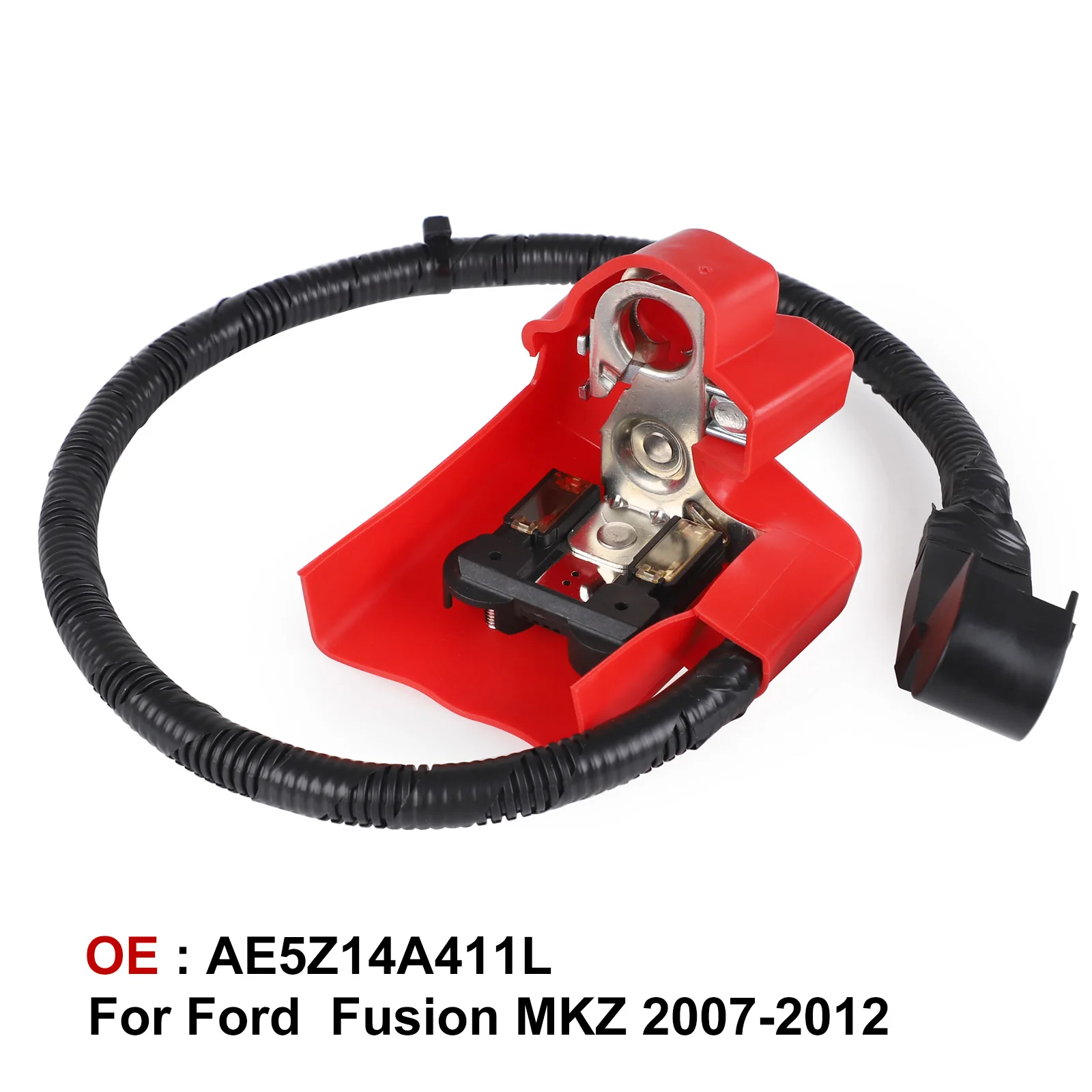 

For 2007 - 2012 Ford Fusion & MKZ Positive Battery Cable Fuse Block Terminal Overlay Harness Included wholesale OEM AE5Z14A411J