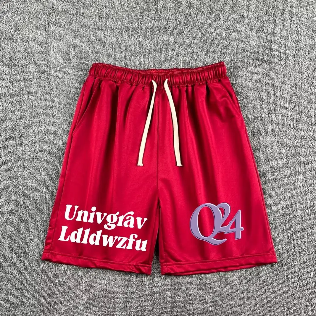 ジムスポーツメンズショーツアメリカンスタイルジョガー屋外ランニングバスケットボールトレーニングショーツ夏のビーチパンツフィットネス 2025 新しい