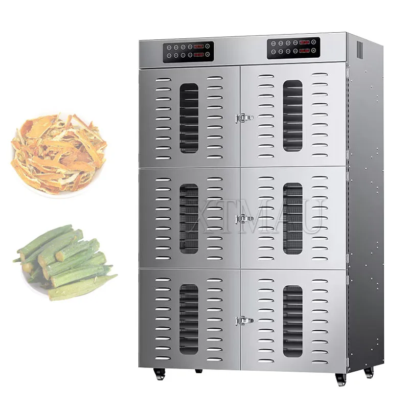 90 Layers Food Dehydrator Stainless Steel Snacks Vegetable Fruits Drying Machine Meat Dryer Commercial Household 220V