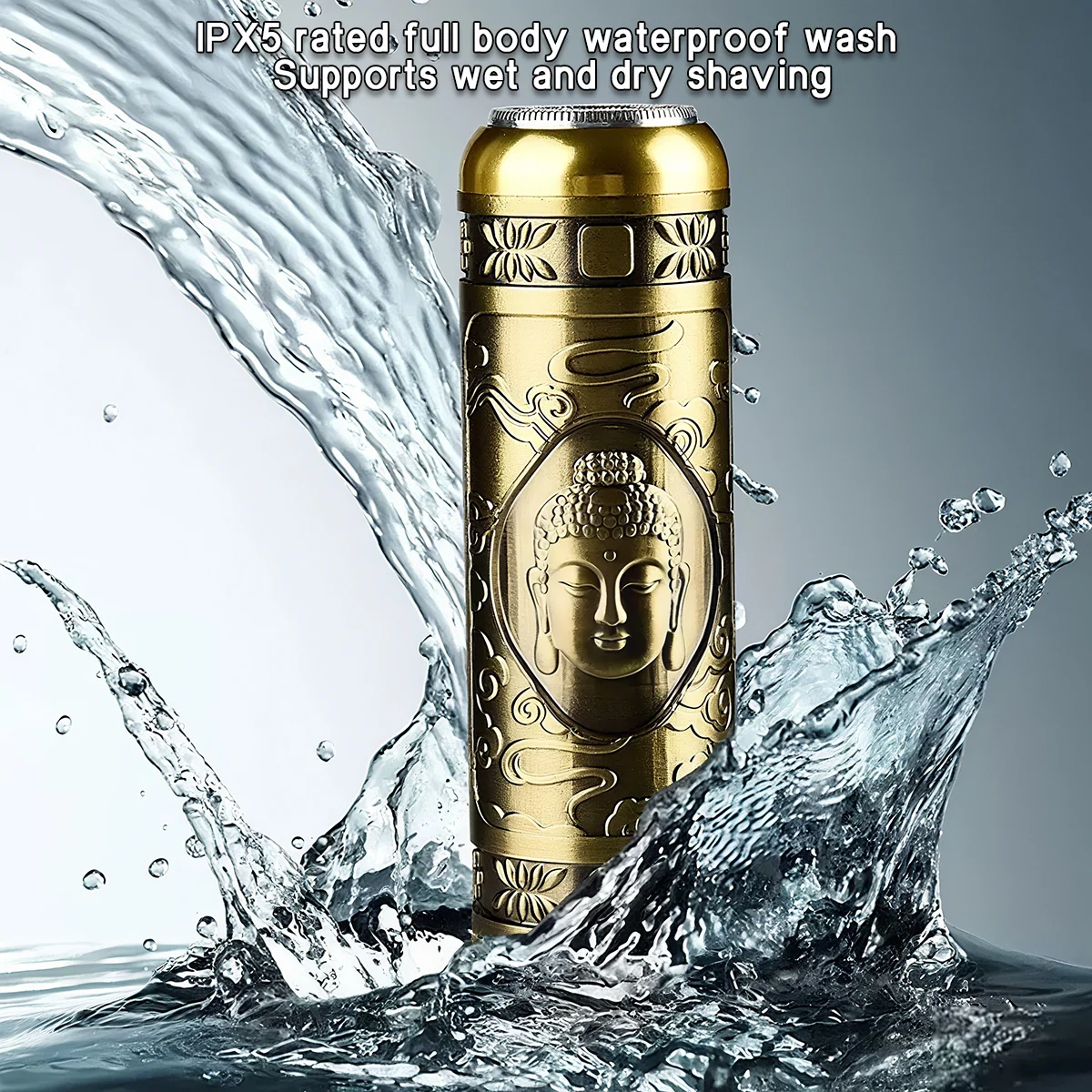 Waterproof Electric Beard Trimmer Portable Shaver for Men Non Irritating Shaving Experience Suitable for Home and Travel