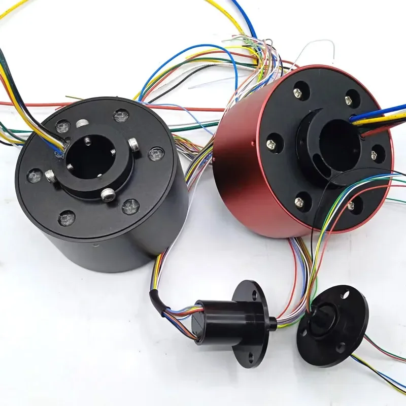 Conductive Slip Ring 50mm Hole-60mm Hole Rotary Conductive Ring 360 Rotary Electrical Connector