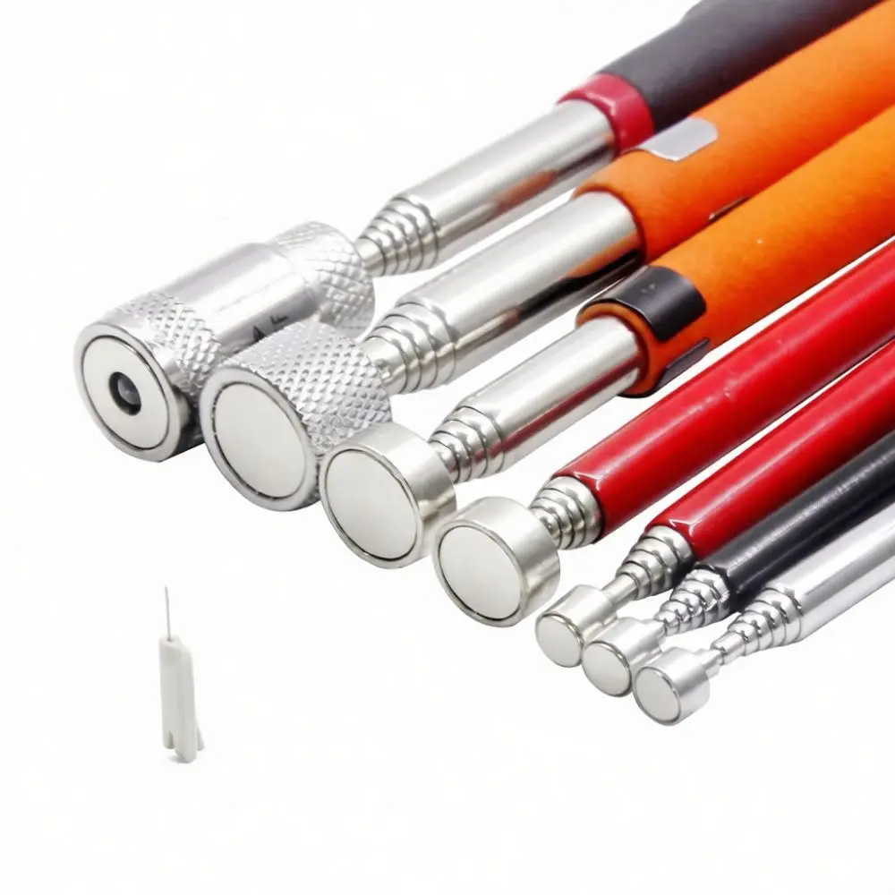 Flexible Magnetic Pickup Tool Led Light Telescoping Stainless Grabber For DIY Auto Repair Household Metal Scrap Finder