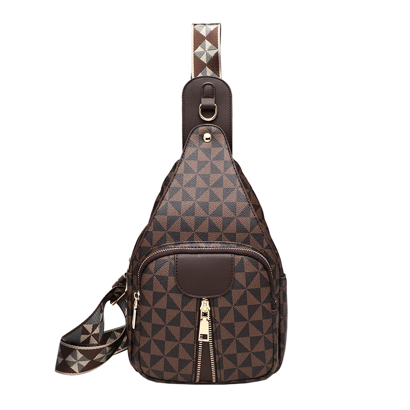 

2025 New Latest Luxury Famous Chest Sling Crossbody Bag Unique Standing Out Chest Bag For Girls
