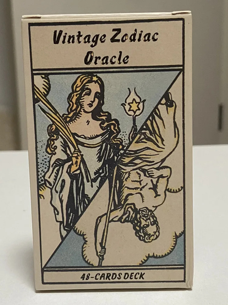 vintage zodiac oracle cards 48pcs Board games