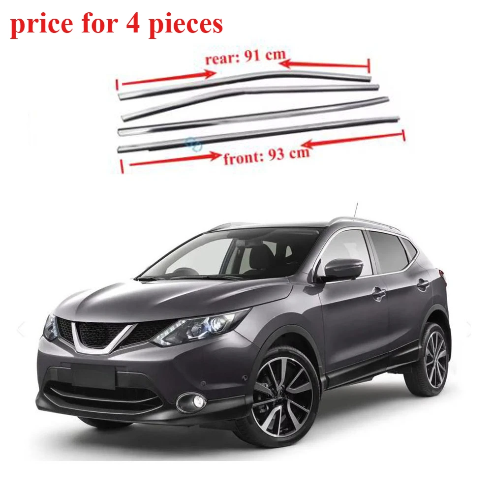 Uszczelka listwy ozdobnej airpl 80821-DF30A do Nissan Qashqai 2015-2020, gumowa uszczelka szyby Qashqai J11, chromowana, 1 sztuka
