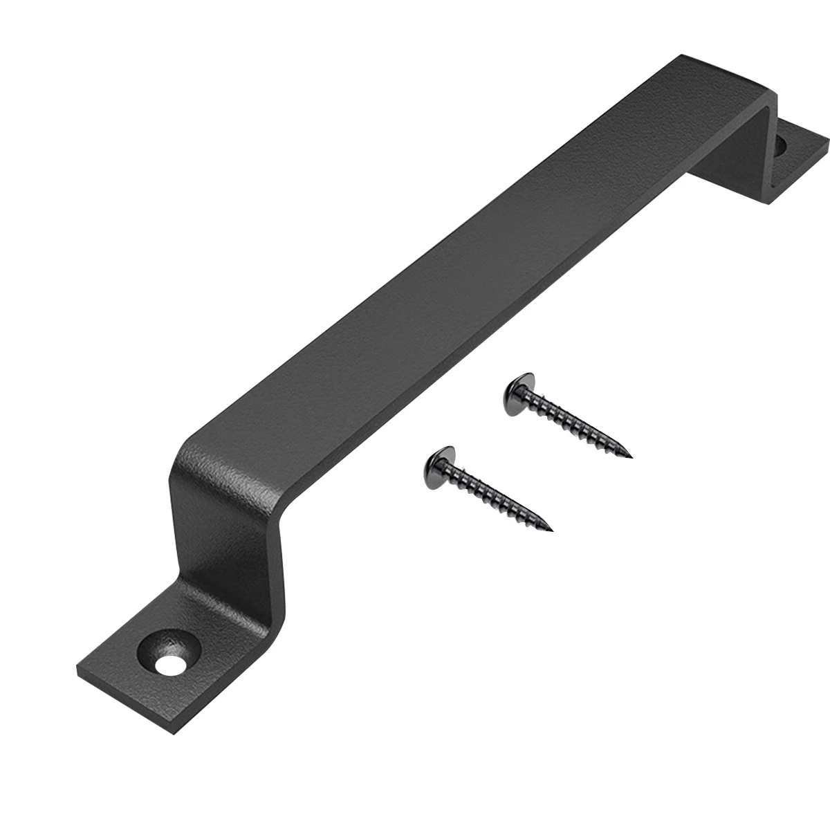 

Barn Door H Black Iron Sliding Vintage Metal Gate Pull Smooth Modern Kitchen Cabinet Closet Dressing Furniture Hardware