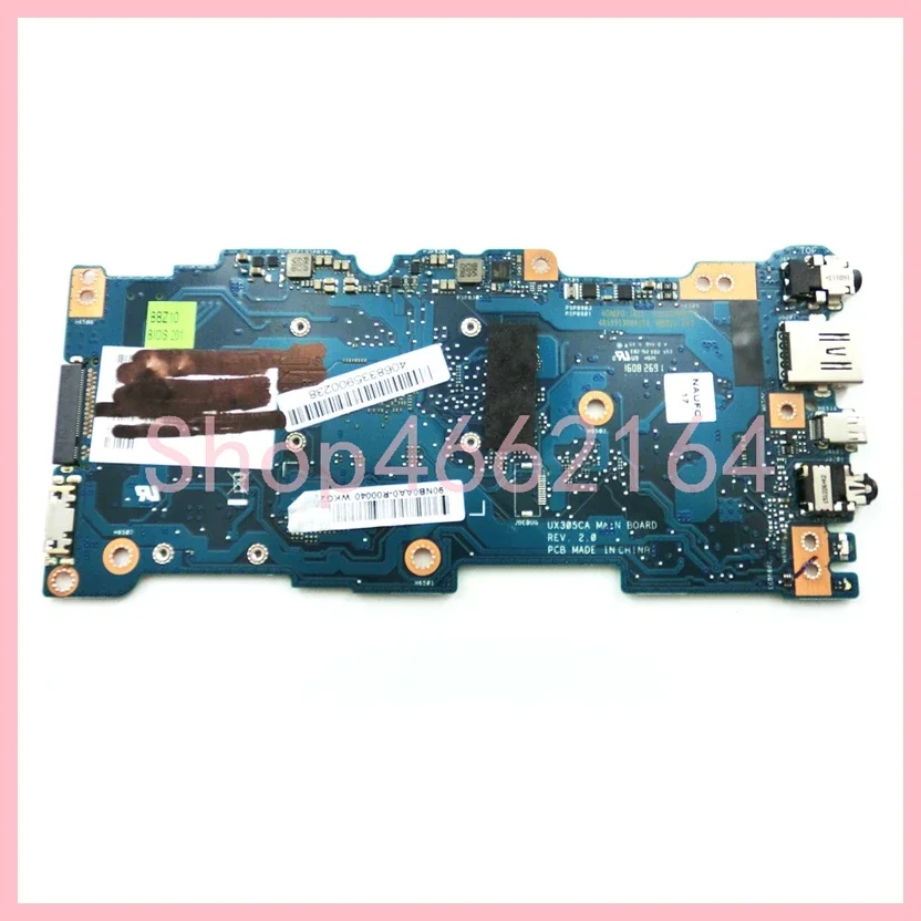 UX305CA With M3-6Y30 M5-6Y54 CPU 8GB-RAM Notebook Mainboard For ASUS UX305 UX305C UX305CA Laptop Motherboard Fully Tested OK