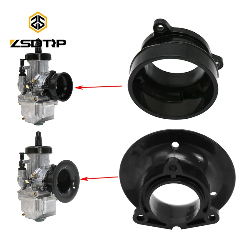 

ZSDTRP Motorcycle KOSO KSR EVO Carburetor Air Filter Funnel Flange Joint Boot 28/30/32/34mm