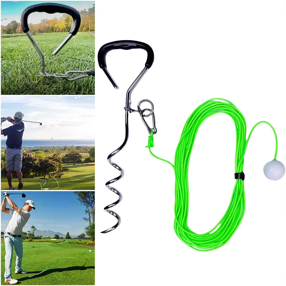 

Тренажер для гольфа с верёвкой и мячом: улучшение темпа и улучшение игры для игроков, тренировочный инструмент для начинающих