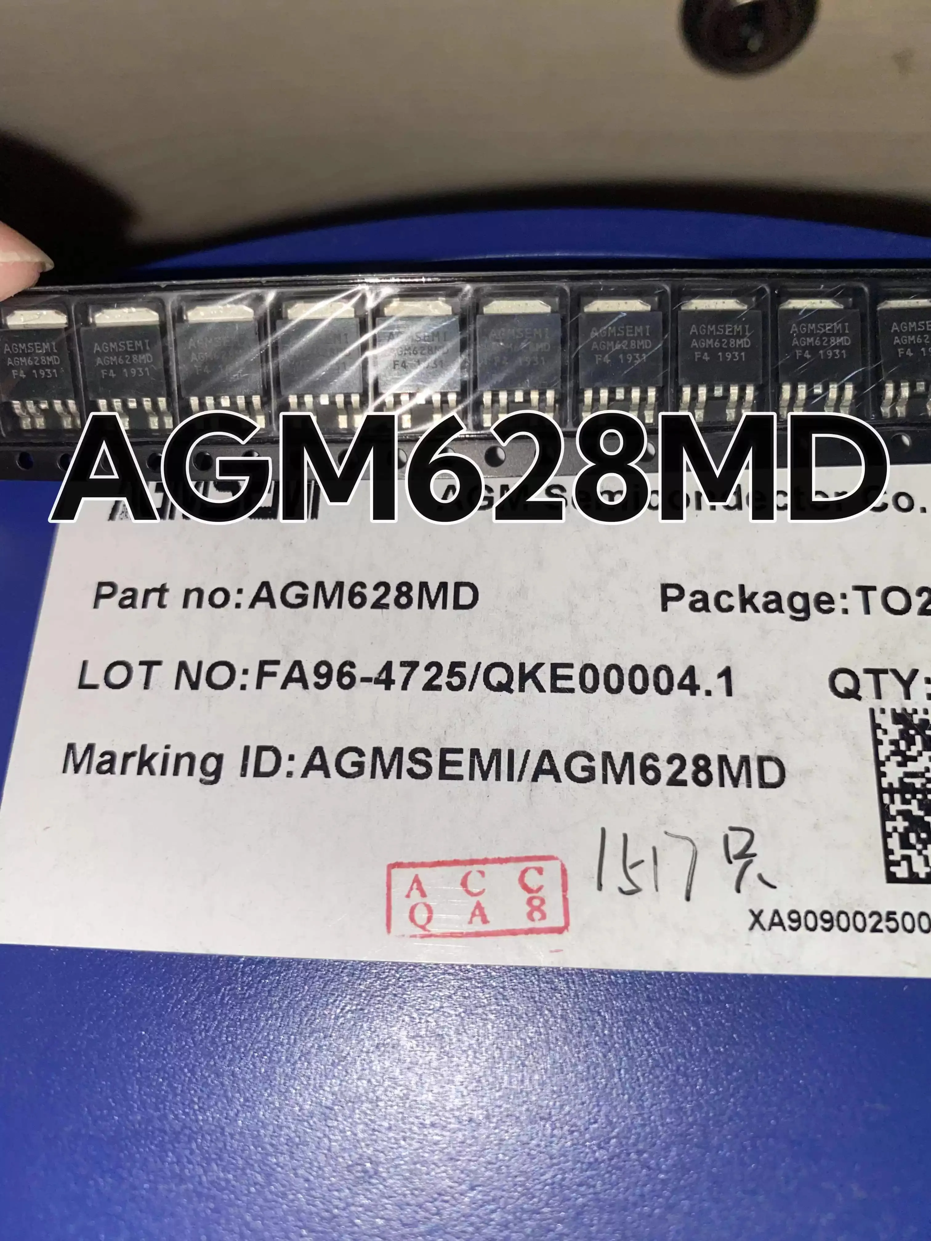 

20 шт. новый оригинальный AGM628MD TO-252-4 19+