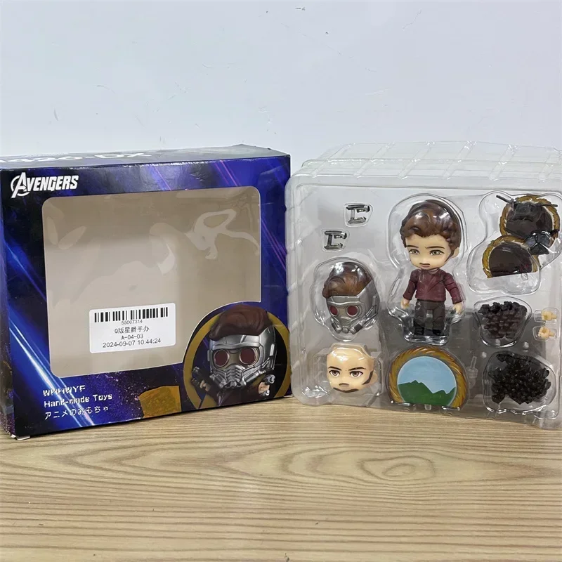 Marvel The Avengers Q Type Clay Figure 1426 Dx Star Lord Action Figure Destop Model Toys Ornaments Home Decoration Holiday Gifts - Detail 1