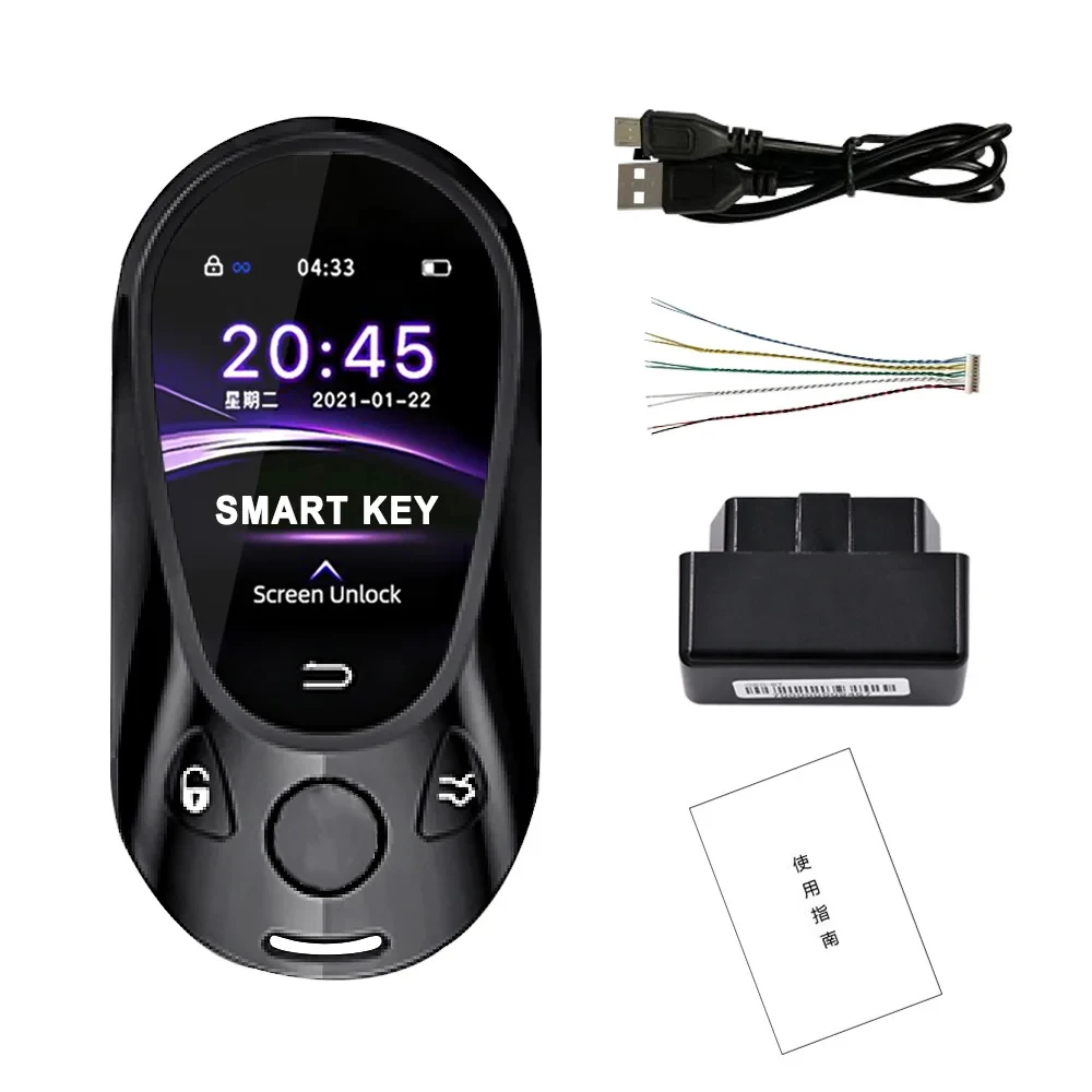 TK988 M-one Universal Smart Car Key LCD Screen For BMW Audi MB Benz VW Hyundai KIA  All Car Keys With One Button Start Function