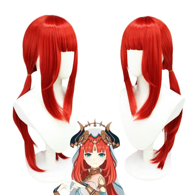 Game Anime Genshin Impact Nilou Cosplay Costume Skirt Accessories Wig Girdle Male Woman Sexy Fashion Dancer Suit Halloween