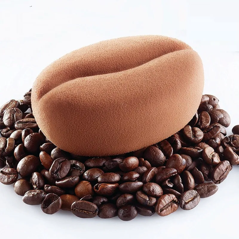 DIY Coffee Bean 6 Forms Mousse Cake Mold Silicone Pastry Molds for Baking French Dessert Cake Decorating Tools