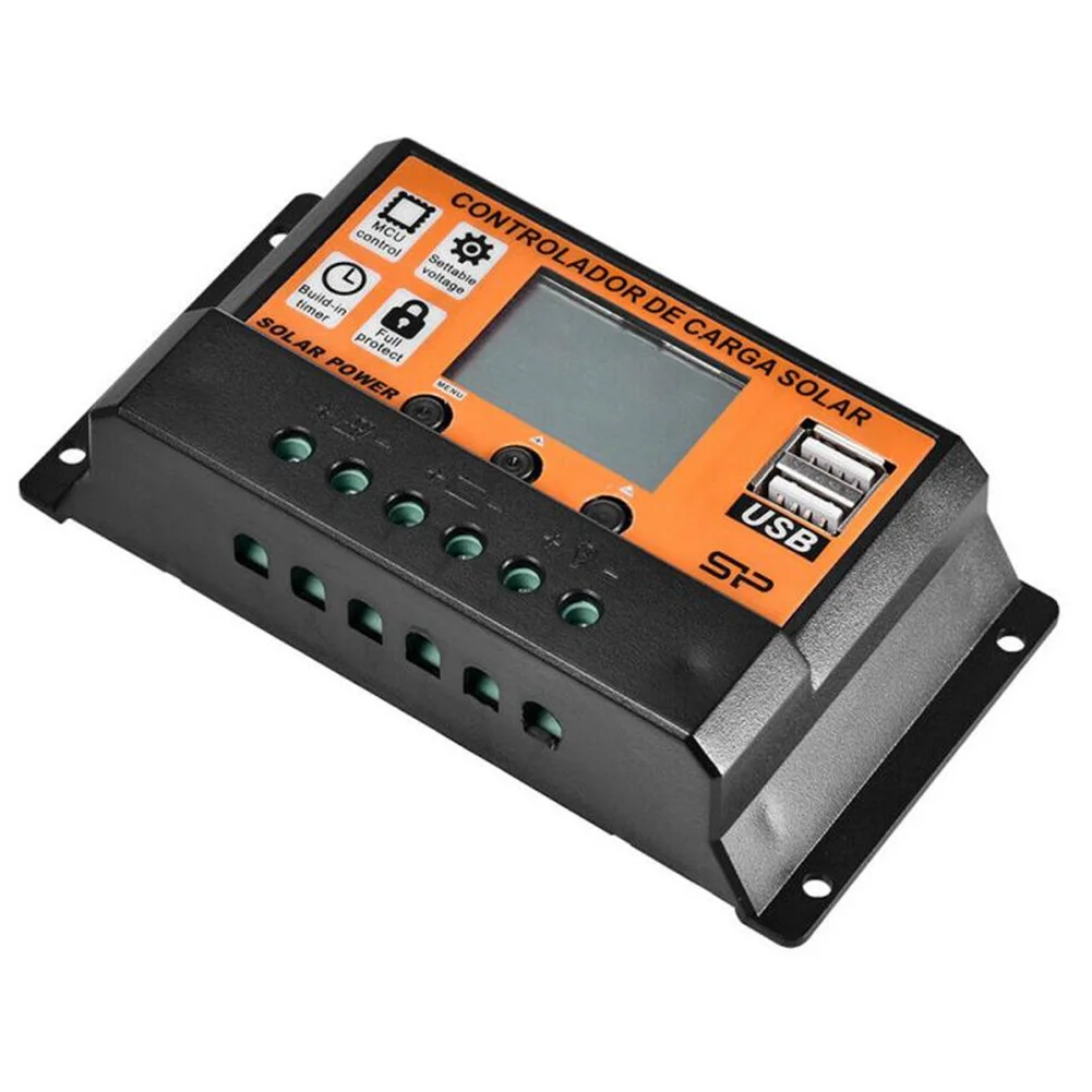 MPPT Solar Panel Regulator Charge Controller Auto Focus Tracking 12/24V Solar Controllers Output Solar Panel PV Regulator