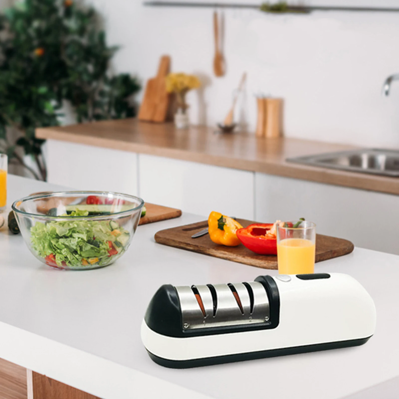 

Kitchen accessories-Multi-Function Electric Knife Sharpener for Home Kitchen: Efficient and Easy Sharpening for All Your Knives