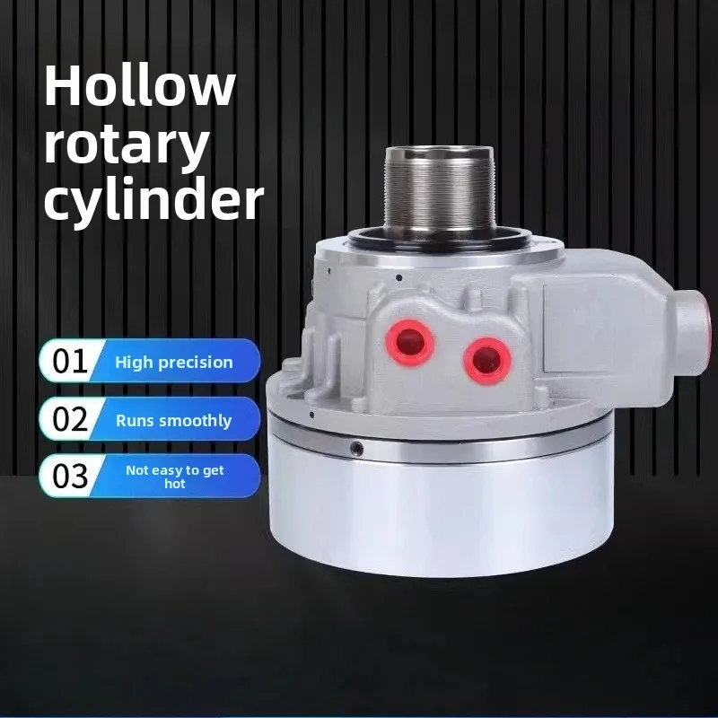 Hydraulic chuck rotary cylinder hollow three-jaw high-speed cylinder TK428