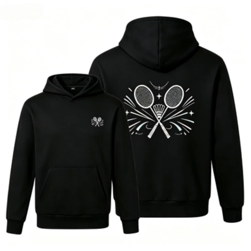Unisex Unisex Adult Hoodie Badminton Racket Shuttlecock Graphic Long Sleeve Pullover Casual Sport Streetwear Sweatshirt For Daily Wear - Aliexpress Deal