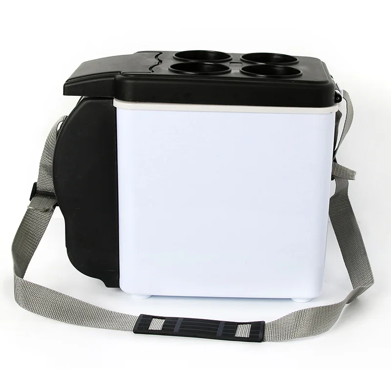 Portable 6L Car Refrigerator Mini Fridge Cold And Warm Box Mini Fresh-Keeping Incubator 12V High-Capacity Low Energy Consumption