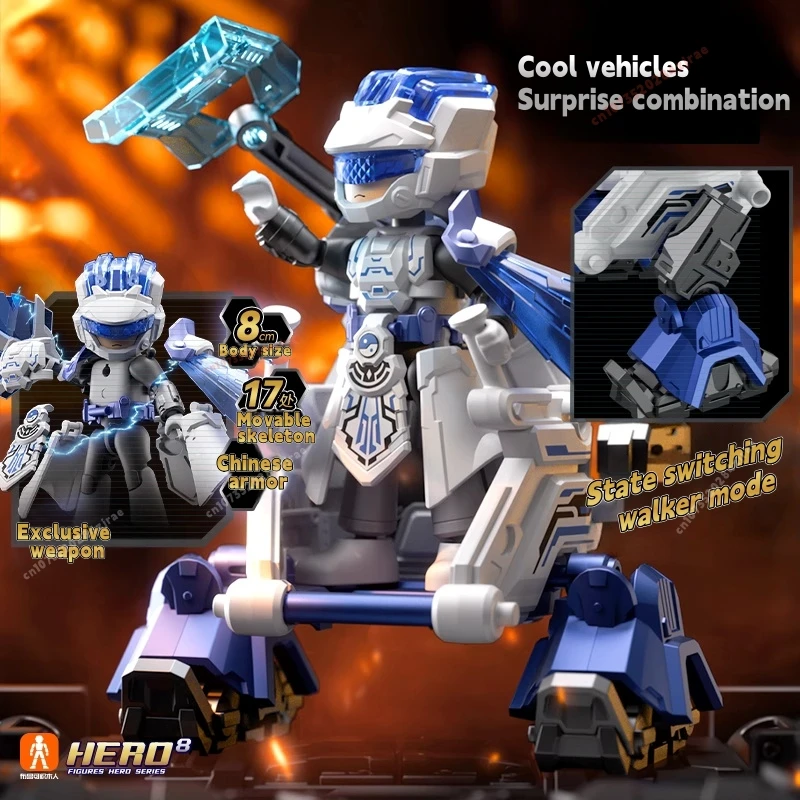 Blokees بنة رجل Herospire Starlight Edition الفصل 7 أنيمي شخصية المنقولة نموذج الربط لعبة جمع هدية #2