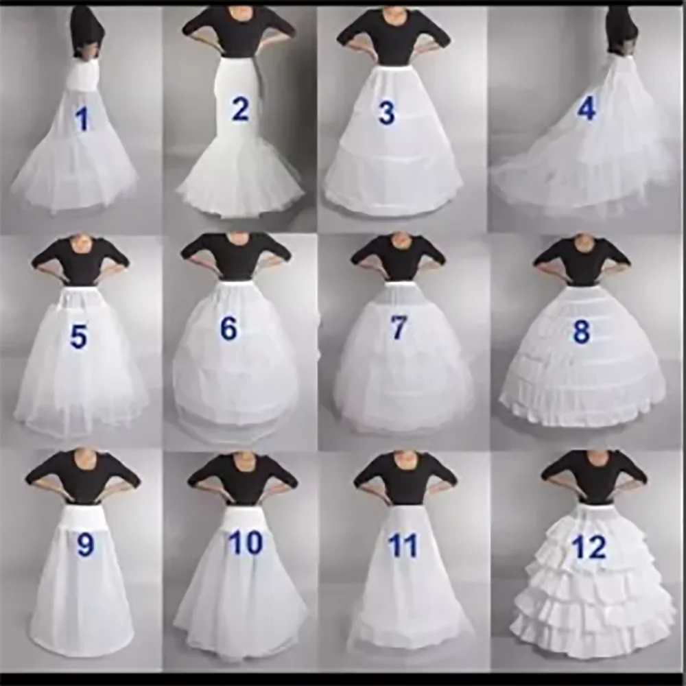 

LORIE Wedding Dress Women's Petticoat Crinoline Underskirt for Wedding Ball Gown Tutu Tulle Slips Skirt
