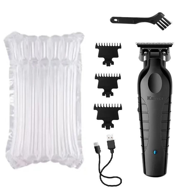 Kemei Herren Akku-Haarschneidemaschine USB wiederaufladbar Zero Gap Trimmer elektrische Haarschneidemaschine Original Klingenzubehör KM-2299 3