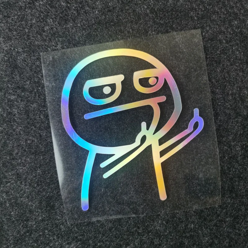 10.5x12cm Creative Funny Car Stickers Middle Finger Styling Auto Windshield Door Trunk Window Decals Car Accessories Exterior