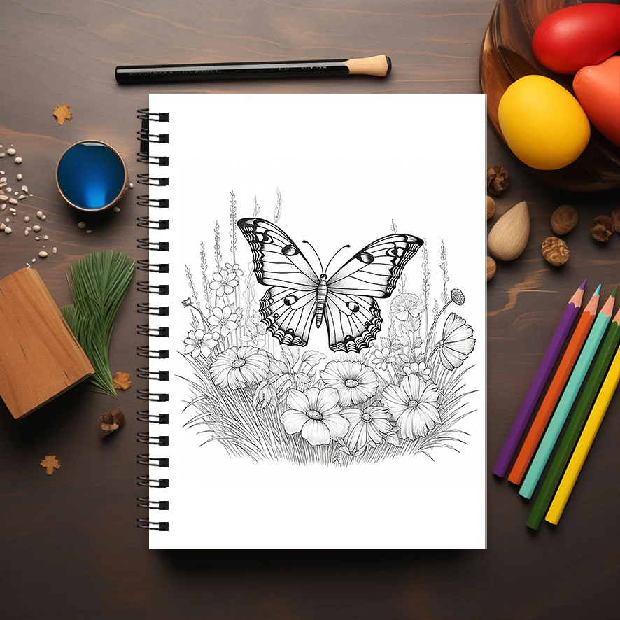 Jimsonweed Coloring Book for Adults - 8.3x 11.2 Inch 22 Page Coloring Book - Helps Reduce Stress and Ease Emotions