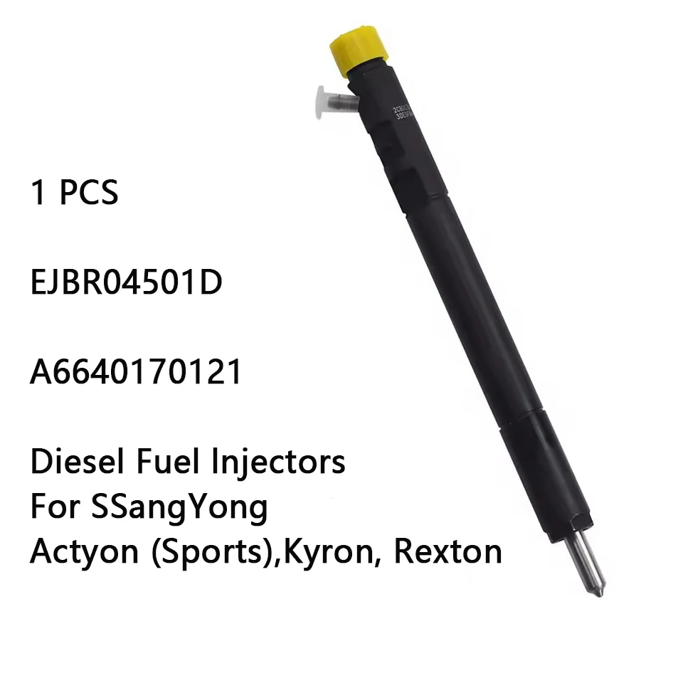 

EJBR04501D A6640170121 For Delphi Nozzle New Injector 6640170121 R04501D For Ssangyong Actyon Kyron 2.0L SUV Euro 4