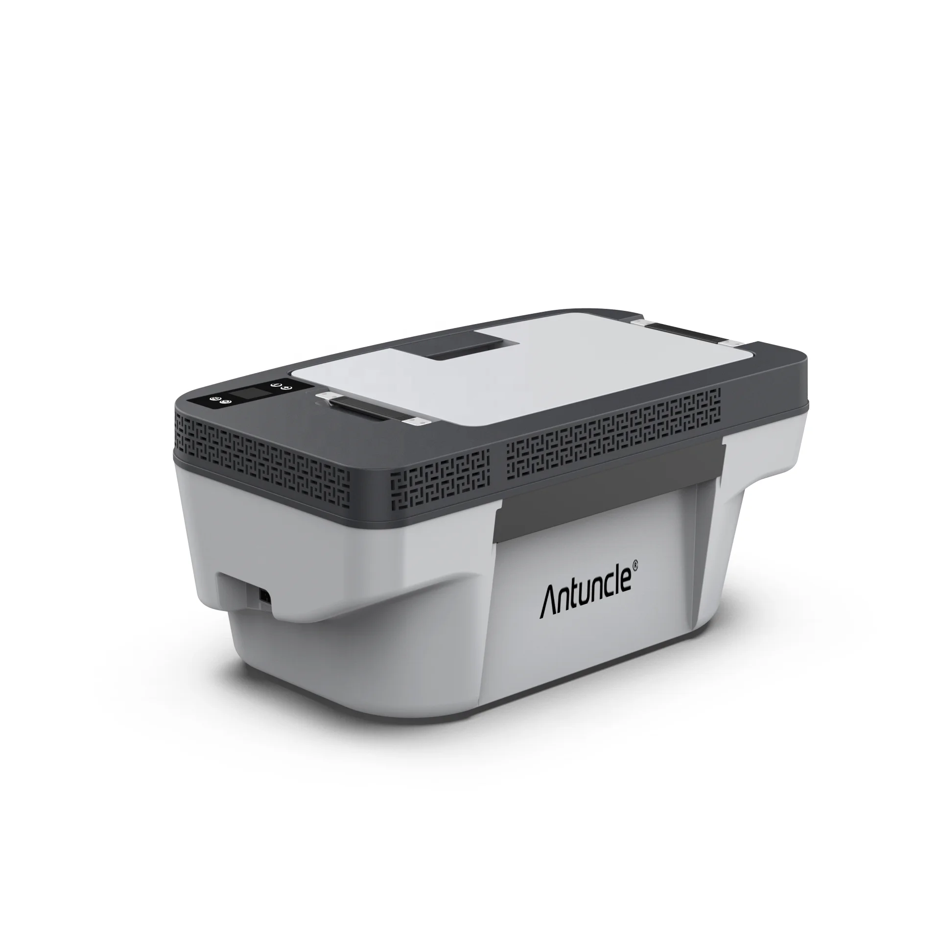 Para Tesla Model Y Trunk-35L 12V/24V refrigerador portátil para coche con compresor congelador de coche, enfriador de viaje para acampar con Control por aplicación