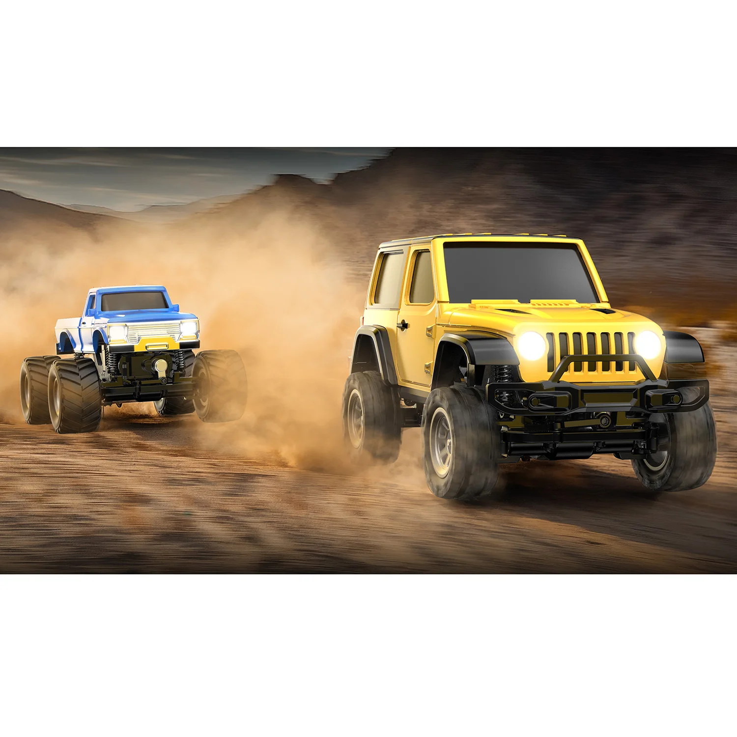 2.4G 1/36 Volledige Schaal RC Klimmen Auto 4WD RC Auto met Verlichting Simulatie Off-road Afstandsbediening Klimmen auto Jongen Speelgoed Cadeau