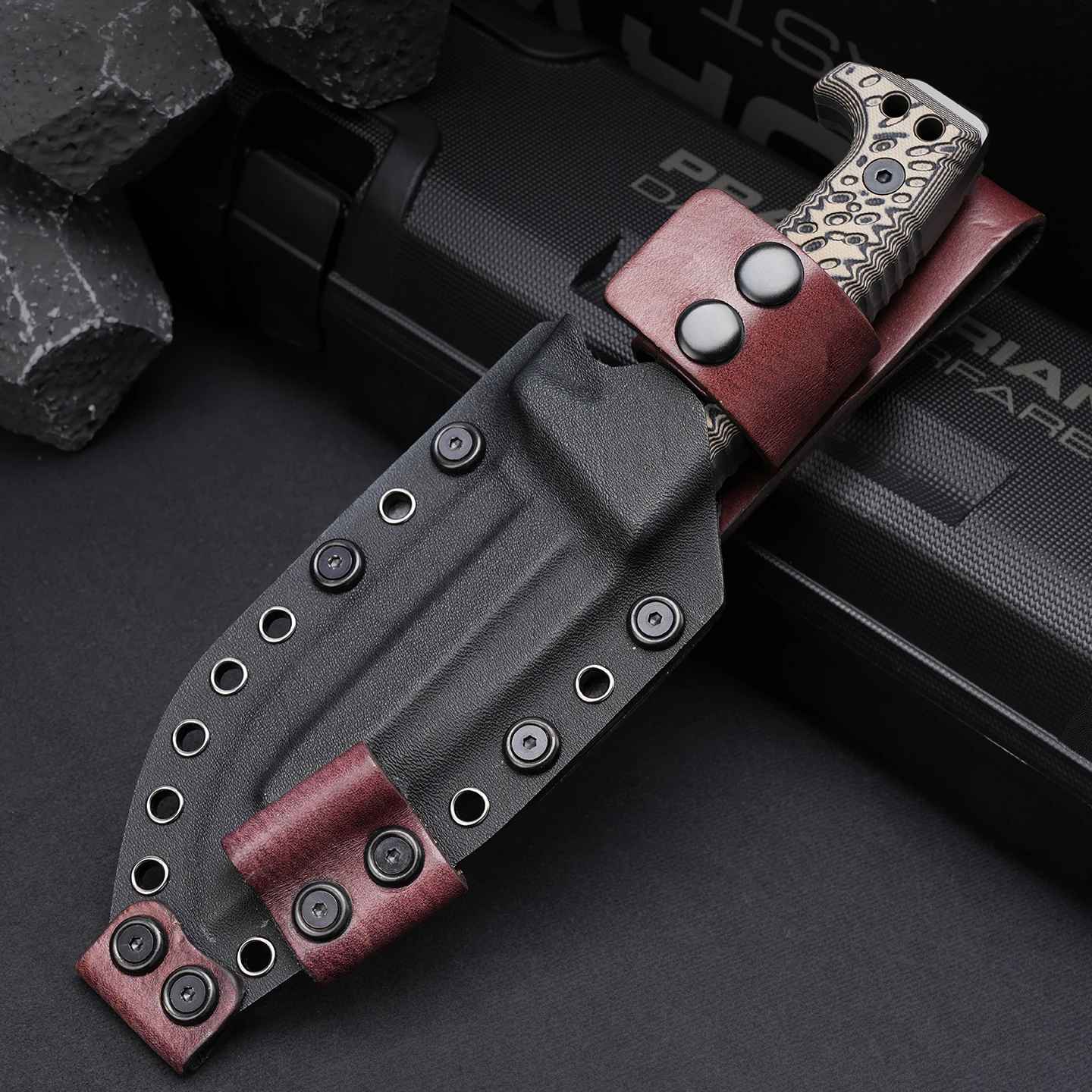 High quality outdoor integrated thick knives, portable emergency knives for camping and hiking, gifts for men