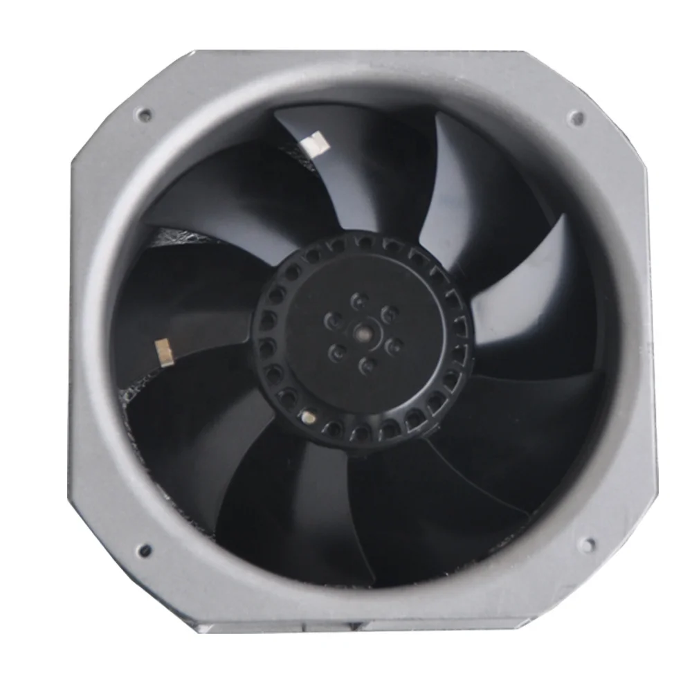 W2E200-HH38-12 225mm 22580 230V AC 50/60HZ 0.29A 64W 25500RPM Ball Bearing Rittal Cabinet Inverter Axial Flow Cooling Fan