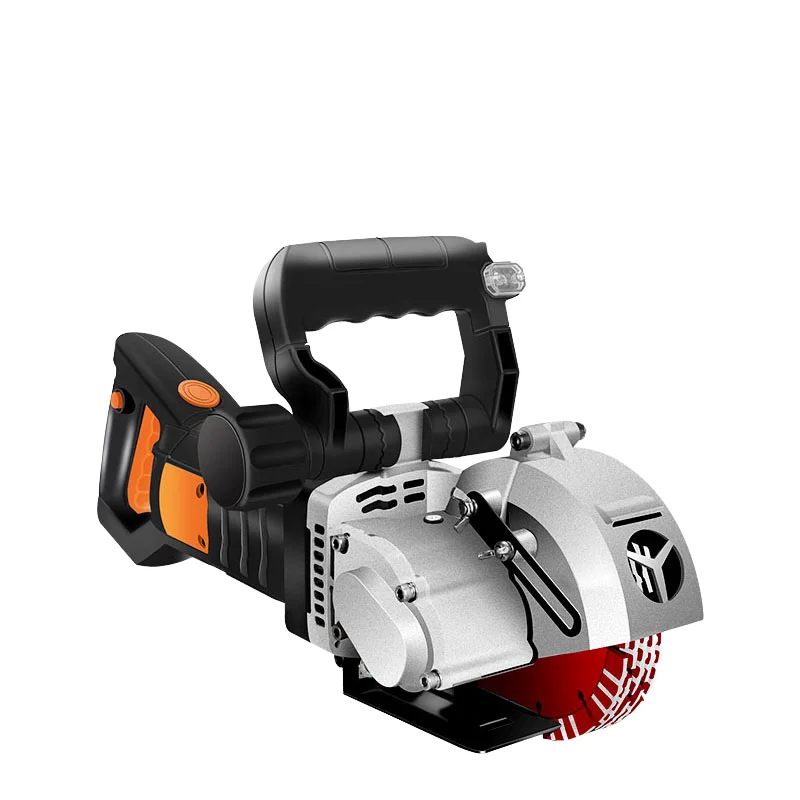 #￥Wall Slotting Machine ElectricWall Chaser Groove Cutting Machine Double Dust Removal/Laser SightingSteel Concrete Circular Saw