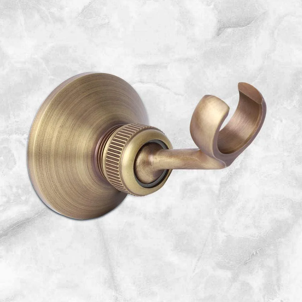 Practical European Style Househol Brass Shower Head Holder Adjustable Bracket Wall Mount Connector Ideal For Bathroom Fixtures