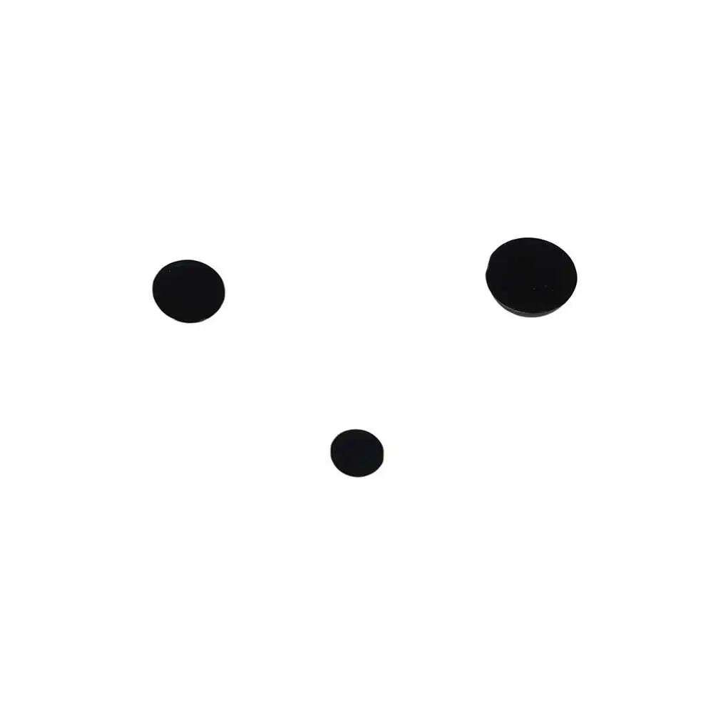 장난감 눈 DIY 재미있는 봉제 안전 눈 둥근 평평한 검은 눈 플라스틱 눈 인형 액세서리 곰 눈