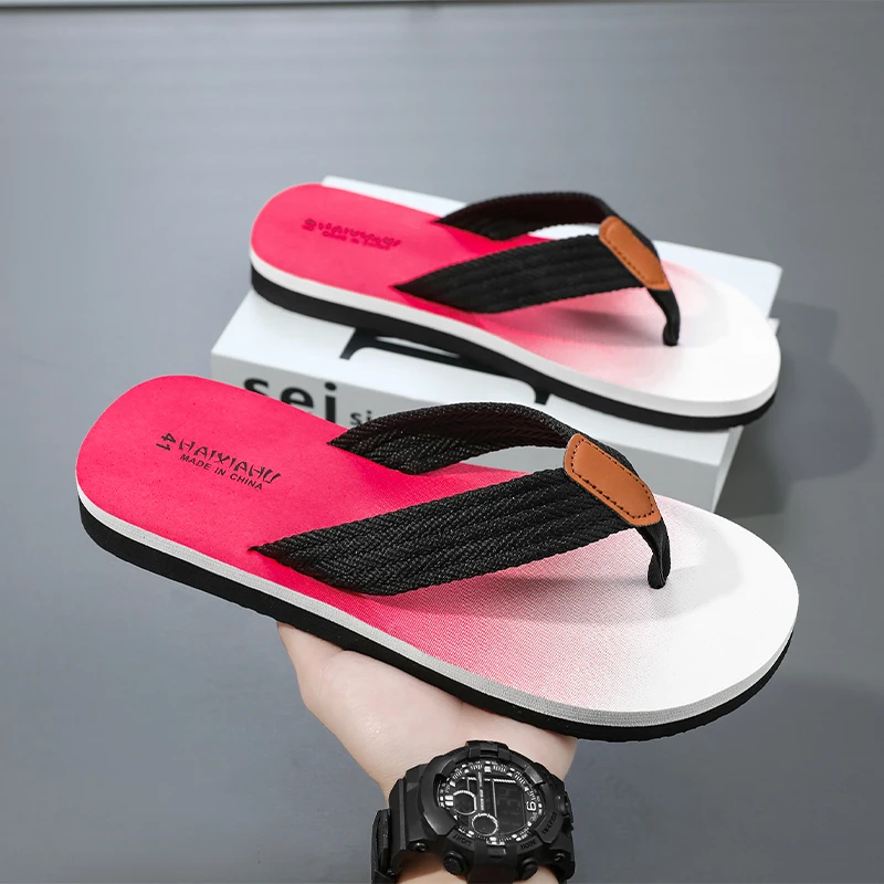 

Мужские летние шлепанцы, нескользящие тапочки, мягкие сандалии высокого качества, пляжные домашние шлепанцы, модная мужская обувь, мужские тапочки