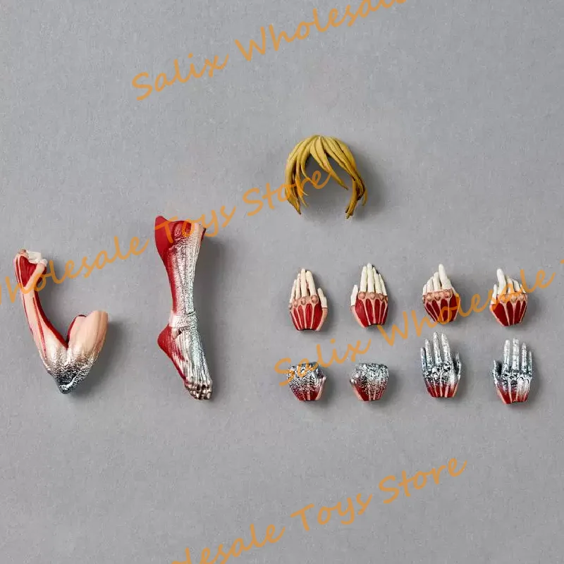 New Ko Annie Leonhart Kaiyodo Revoltech Attack on Titan Annie Leonhart Female Titan Form Action Figure Model Gift Toys