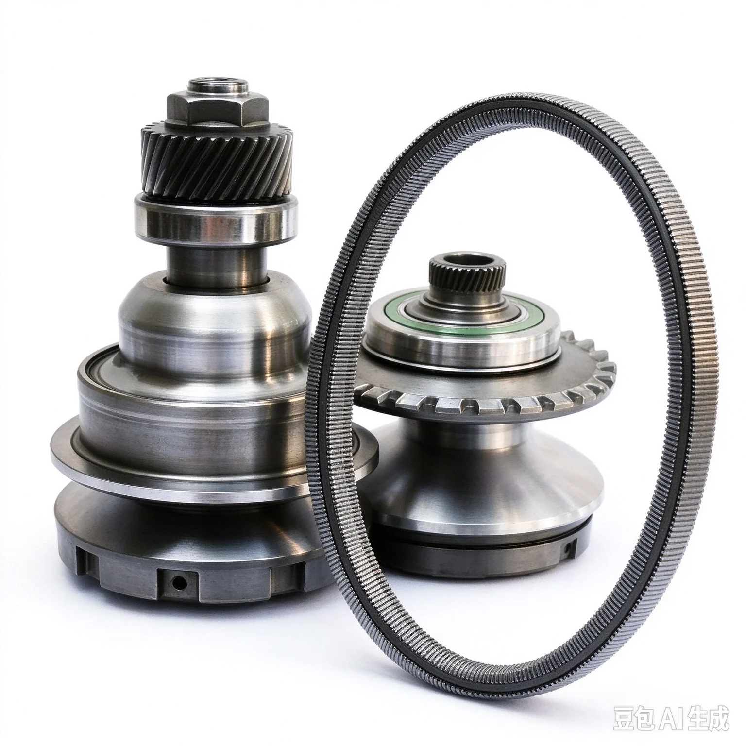 JF011 JF011E RE0F10A Continuously Variable Transmission Pulley Assembly with Chain 901066 901047 For Nissan Mitsubishi