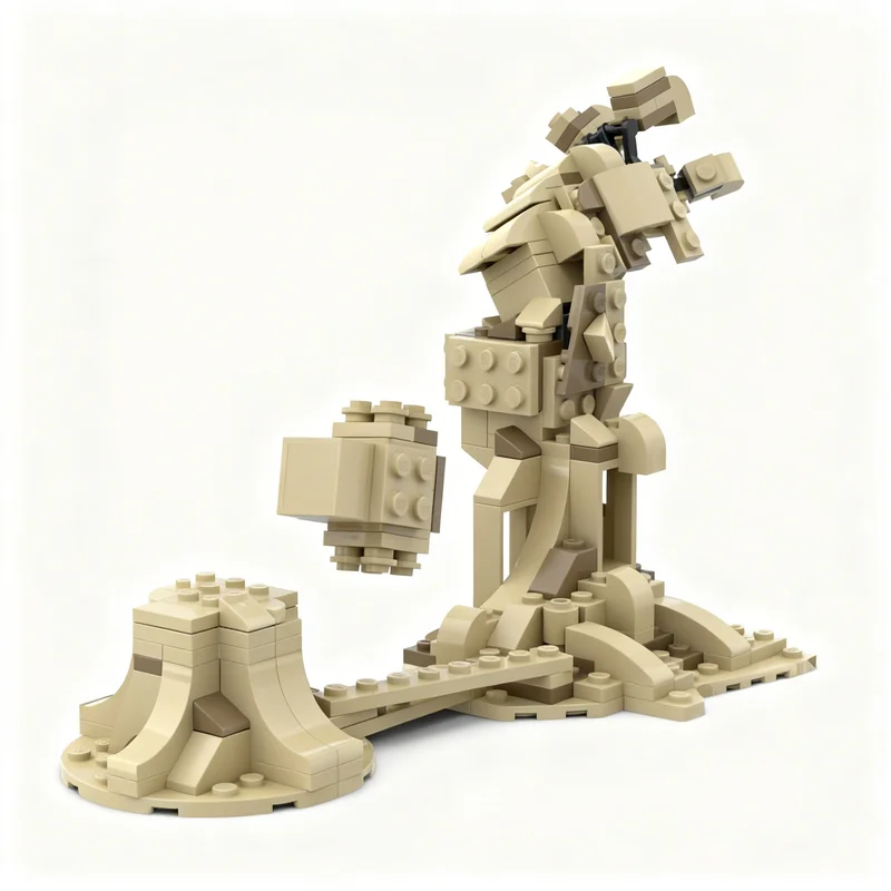 198pcs MOC Sandman Sand Hand Hero Figure Display Building Blocks Construction Pack Assembly Model Hobby Toy Gift For Hobbyists