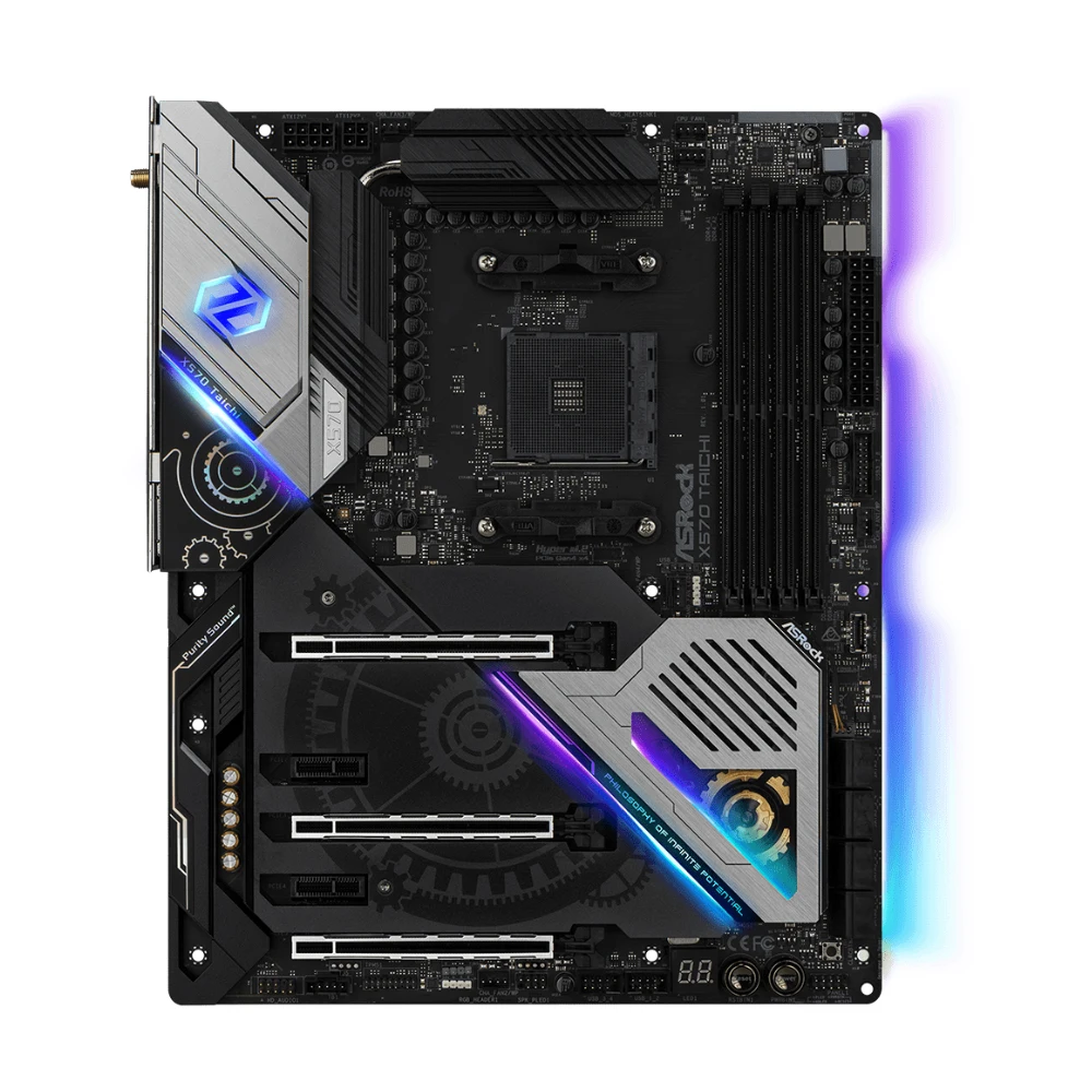 ASROCK X570 TAICHI AM4 Gaming Motherboard AMD X570 Support Ryzen 9