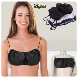 10Pcs Women Disposable Bra Non-Woven Individually Portable Spa Salon Top Garment Underwear for Sunless Tanning Outdoor Travel