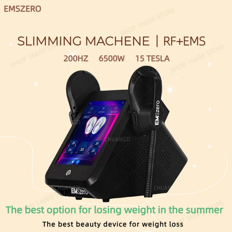 Professional 200Hz EMSzero Body Sculpt Machine Nova Portable Slimming Shaping Non-invasive RF EMS ABS Muscle Stimulator