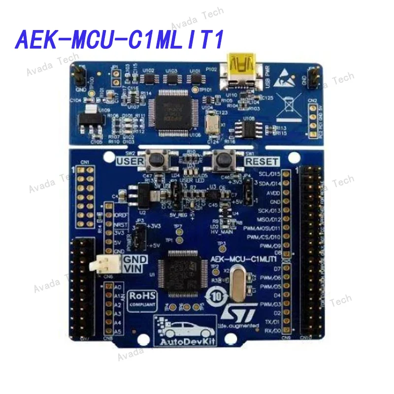 

Avada Tech AEK-MCU-C1MLIT1 MCU discovery board for SPC5 Chorus 1M automotive microcontroller