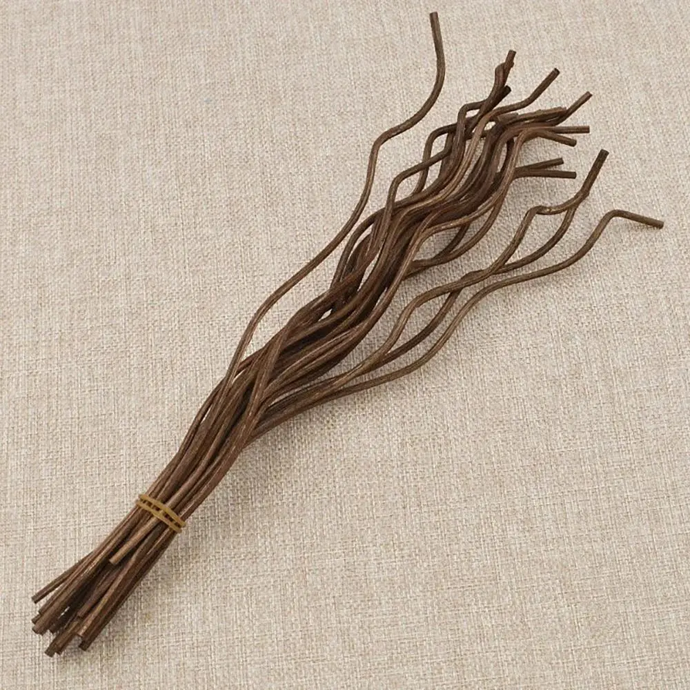 Image 5: Bâton diffuseur Long ondulé, 20 pièces, parfum de maison, désodorisant en rotin, café noir, 28CM, bâtons de recharge de remplacement