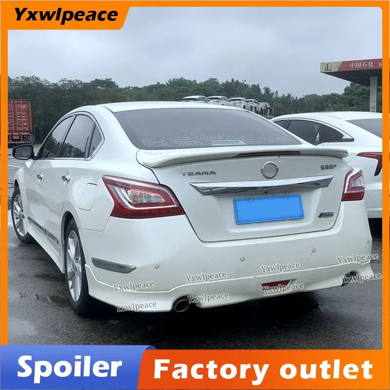 

For Nissan Teana/Altima 2013 2014 2015 with LED Light ABS Material Primer Color Rear Trunk Spoiler Car Accessories