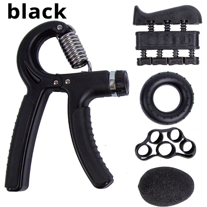 Adjustable Gripper Set Five-Finger Puller Wrist Trainer Fitness Five-Piece Set