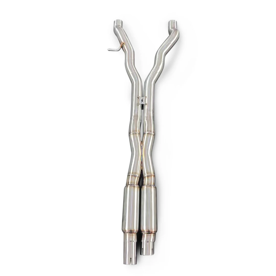 

Горячая продажа выхлопной трубы средней трубы для Jaguar F-TYPE 3.0T 5.0 2018-2023, высокопроизводительная выхлопная система средней трубы